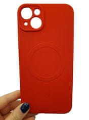 Protect Pouzdro Protect MagSilicone Case iPhone 14 Plus Červené