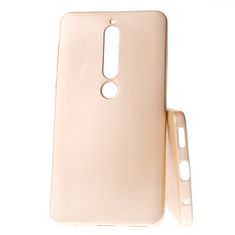 Callme Pouzdro Jelly Case Flash Mat pro Nokia 6 2018 / Nokia 6.1 Zlaté