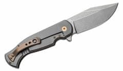Fox Knives FX-524 TICF EAST WOOD TIGER FOLD. KNIFE ,CPM-S90VN BLADE ACID,CARBON FIBER HDL
