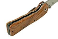 Fox Knives FX-409 OL SPORA MUSHROOM FOLDING KNIFE STAINLESS STEEL SANDVIK 12C27 SATIN BLADE,OLIVE W
