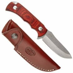 Muela ATB-9R 85mm STONED WASHED full tang blade, Pressed coral wood   