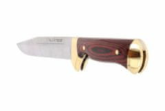 Muela PL-18R 180mm blade, big folder hunting knife, brass and wood handle