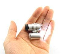 Sobex Klenotnícka lupa 60x 2 LED profesionálny mikroskop