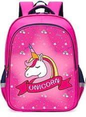 Mamitati Školský batoh, aktovka Unicorn - ružový