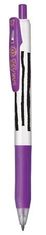 Zebra Gélové pero "Sarasa Clip", fialová-pruh, 0,33 mm, stláčací mechanizmus, 48295