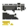 Black & Gold ABS SAL Keycaps Set (195-Key), Layout ANSI