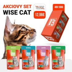 Wise Cat Set 2 pre mačky 48x100g