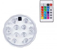 Verk  Vodotesné LED RGB osvetlenie s diaľkovým ovládačom