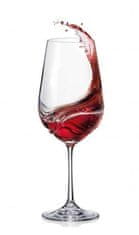 Crystalex Bohemia Crystal Poháre na červené víno Turbulence 40774/350ml (set po 2ks)