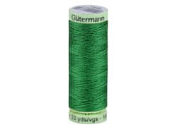 Polyesterové nite Gütermann Jeans návin 30 m - zelená trávová
