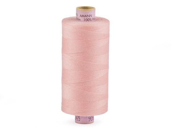 Amann Polyesterové nite návin 1000 m Aspo - ružová lastúrová