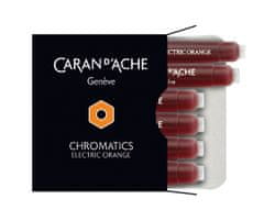 Caran´d Ache Atramentové bombičky "Chromatics", oranžová Electric Orange, 8021.052