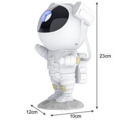 Izoxis Astronaut projektor nočnej oblohy polárna žiara a hviezd diaľkové