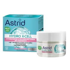 Astrid Hydratačný a upokojujúci krém pre citlivú pleť bez parfumácie Hydro X-Cell 50 ml