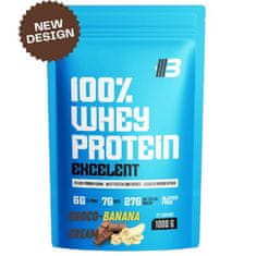 Excelent 100% Whey Proteín 1000g-čokoláda banán od BODY NUTRITION