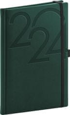 AJAX Diár 2024: - zelený, týždenný, 15 × 21 cm