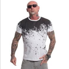 Yakuza Pánske tričko SPLASH ALLOVER - biele/čierne