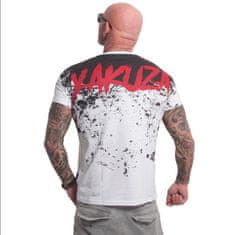Yakuza Pánske tričko SPLASH ALLOVER - biele/čierne