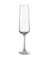 Crystalex Bohemia Crystal Poháre na šampanské Sandra 40728/200ml (set po 6ks)