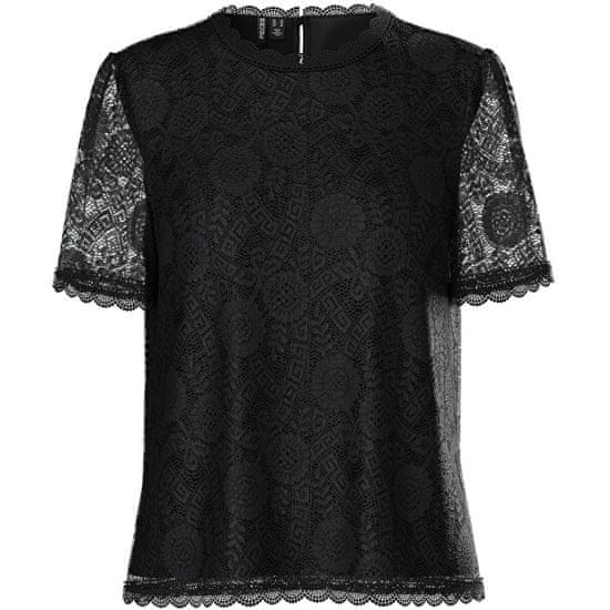 Pieces Dámske tričko PCOLLINE Regular Fit 17148711 Black