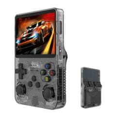 Smart Plus R36S Retro vreckový prehrávač hier Linux System 3,5-palcová obrazovka IPS R35s Plus Prenosný vreckový videoprehrávač pre PS1/N64