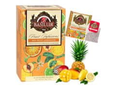 BASILUR Fruit Infusions - Súprava ovocných bylinných čajov bez kofeínu, ovocné nápoje 5x20 vreciek 