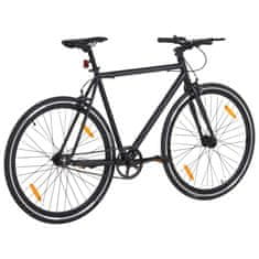 Petromila vidaXL Bicykel s pevným prevodom čierny 700c 55 cm