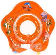 Babypoint BABY RING Kruh na kúpanie 0-24 m - oranžový