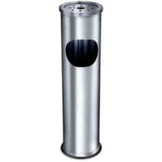 EDCO Venkovní odpadkový koš s popelníkem ED-223293 56 cm nerez