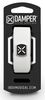DSXL01 Damper extra large - Leather iron tag - white color