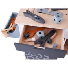 JOKOMISIADA Veľká drevená dielňa + náradie a box pre domácich majstrov ZA4836