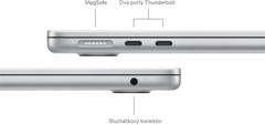 Apple MacBook Air 13 M3 8 GB / 256 GB, 8-core GPU (MRXQ3SL/A) SK Silver
