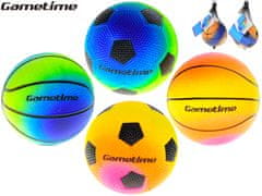 Gametime loptička dúhová 10 cm (modro-zelená, modro-oranžová, oranžovo-ružová)