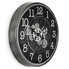 MPM QUALITY Designové plastové hodiny s ozubeným soukolím Millennium E01.4328.90