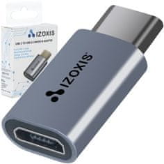 Izoxis OTG redukcia z USB-C na Micro USB 2.0