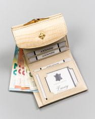 MILANO DESIGN Malá dámska peňaženka s háčikom a patentkou