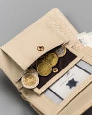 MILANO DESIGN Dámska peňaženka z ekologickej kože so zapínaním na cvok