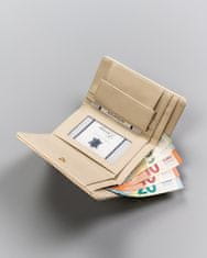 MILANO DESIGN Dámska peňaženka z ekologickej kože so zapínaním na cvok