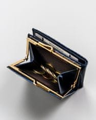 MILANO DESIGN Elegantná, malá dámska peňaženka so zapínaním na patentku