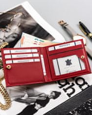 MILANO DESIGN Elegantná, malá dámska peňaženka so zapínaním na patentku