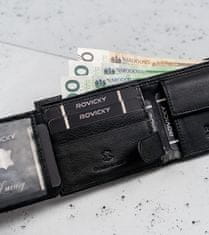 RONALDO Malá pánska peňaženka z prírodnej kože