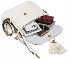 Lulu Castagnette Messenger kabelka s chlopňou a ozdobnými strapcami