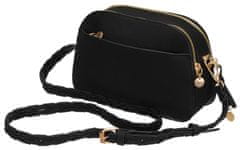 Lulu Castagnette Elegantná poštová taška s pleteným ramenným popruhom