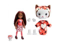 sarcia.eu Barbie Cutie Reveal - bábika Chelsea Mačka-Panda, domáce zvieratko