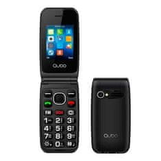 Qubo Mobilný telefón , NEO 2 NW BK SEN SOS, TLF LCD displej, fotoaparát, bluetooth, tlačidlo SOS, USB-C