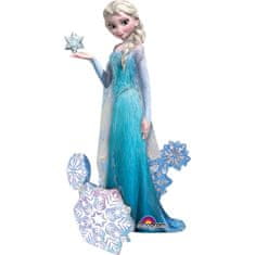Disney Frozen Obrí fóliový balónik 144x88cm Frozen - Ľadové kráľovstvo Elsa - Amscan