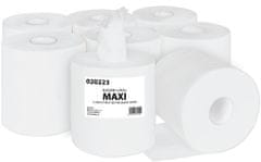 Primasoft Papierové uteráky v rolke Maxi - 2vrstvové, biely recykl, 6 roliek