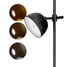 Kobi LED stolná lampa LIZBONA 3,5W CCT, 4 možnosti inštalácie, čierna
