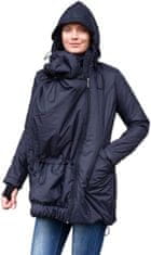 Jožánek JOŽÁNEK Zimní bunda pro těhotné/nosící - vyteplená, černá, vel. L/XL - L/XL