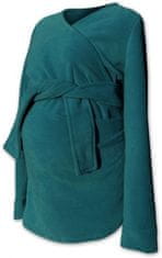 Jožánek JOŽÁNEK Zavinovací kabátek pro nosící, těhotné - fleece - petrolejový
